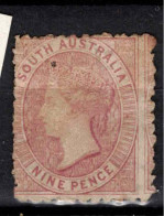 SOUTH AUSTRALIA 1868 9d Claret SG 75 MNG #CBM3 - Neufs