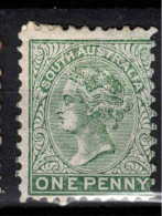 SOUTH AUSTRALIA 1868 1d Blue-green P10 SG 158 HM #CBM4 - Mint Stamps