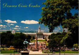 Colorado Denver Civic Center Looking West From The State Capitol 1995 - Denver
