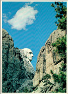 South Dakota Black Hills Mount Rushmore Profile Of Washington - Mount Rushmore