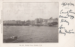 3663 - Vintage B&W 1904 - Sydney Cape Breton Nova Scotia - Folded Corner - Undivided Back - 2 Scans - Cape Breton