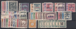 Yugoslavia, Kingdom SHS, Issues For Croatia 1918/1919 Mi#51-98 Including Porto, Mint Hinged Complete - Neufs