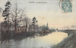 FRANCE - 08 - ATTIGNY - Les Bords Du Canal - Edit Mars - Carte Postale Ancienne - Attigny