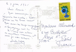 49433. Postal ANDORRA La Vieille (Andorra Francesa) 1975. Flamme Sport Hivern, Ski. Vistas Varias - Lettres & Documents