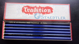 ️ RARE COMME NEUF DANS BOITE ORIGINE STAEDTLER 1662 TRADITION 401 MEDIUM 12 CRAYONS INK PENCIL GERMANY - Penne
