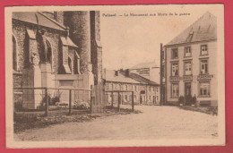 Paliseul - Le Monument Aux Morts De La Guerre - 1937 ( Voir Verso ) - Paliseul