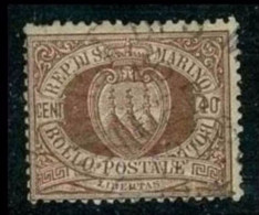 ● San MARINO 1892 / 94 ֍ Stemma ֍ N. 17  Usato ● Cat. 25 € ● Lotto N. 63 ● - Used Stamps