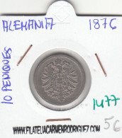 CR1477 MONEDA ALEMANIA 10 PENIQUES 1876 EBC - Autres & Non Classés