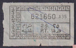 EGD56022 Egypt / Tram Ticket – “Tram City” Alexandria - Welt