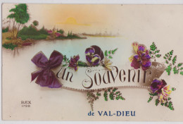 Un Souvenir De Val-Dieu Belgique Aubel Liège Cachet Postal Warsage - Aubel