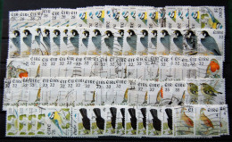 Eire Ireland - Accumulation Of 100 "birds" Stamps Used - Verzamelingen & Reeksen