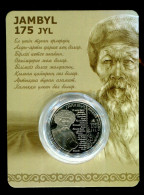 KAZAKHSTAN: Coin Cu-Ni 100 Tenge JAMBYL 175 Years 2021 BU Blister - Kasachstan