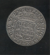 Fausse 8 Réales Guatemala 1757 - Tranche En Relief - Exonumia - Guatemala