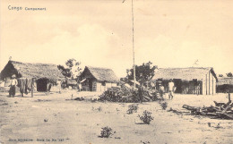 CONGO - Campement - Carte Postale Animée - Sonstige & Ohne Zuordnung