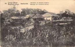 CONGO - STANLEYVILLE - Habitations De Planteurs Indigènes - Carte Postale Animée - Sonstige & Ohne Zuordnung