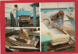 Wookey Hole Wells Somerset Making Paper By Hand In The Mill My Ref CPM N°11 - Wells