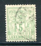 LUXEMBOURG- Y&T N°50- Oblitéré - 1882 Allegorie