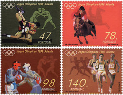 87126 MNH PORTUGAL 1996 26 JUEGOS OLIMPICOS VERANO ATLANTA 1996 - Wrestling