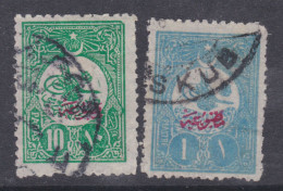 Turquie Timbres Pour Journaux N° 42 + 44 O  Partie De Série Les 2 Valeurs Oblitération Moyenne,  Sinon TB - Newspaper Stamps