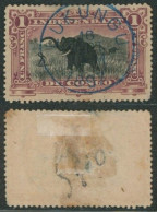 Congo Belge - Mols : 26B Obl Simple Cercle Bleue "Lukungu" (1897). Luxe ! - Gebraucht