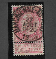 Belgique - België TP 58 FB Obl. - 1893-1900 Schmaler Bart