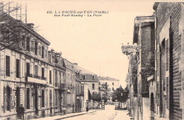 FRANCE - 85 - LA ROCHE SUR YON - Rue Paul Baudry - La Poste - Carte Postale Ancienne - La Roche Sur Yon