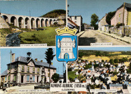 CPSM AUMONT-AUBRAC (Lozère) - Multivues - Aumont Aubrac