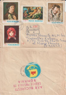 1968 - ROUMANIE - VIGNETTE "AFR" De BUCAREST Sur ENVELOPPE RECOMMANDEE => CHELLES (SEINE ET MARNE) - Lettres & Documents