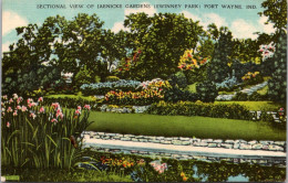Indiana Fort Wayne Swinney Park Sectional View Of Jaenicke Gardens - Fort Wayne