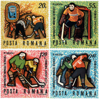 61949 MNH RUMANIA 1970 CAMPEONATOS DEL MUNDO DE HOCKEY SOBRE HIELO - Hockey (Veld)