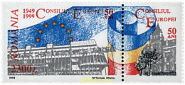 66293 MNH RUMANIA 1999 50 ANIVERSARIO DEL PARLAMENTO EUROPEO - Otros & Sin Clasificación