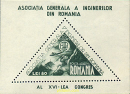 166817 MNH RUMANIA 1945 ASOCIACION GENERAL DE INGENIEROS DE RUMANIA - Autres & Non Classés