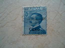 GREECE   USED STAMPS ITALY OVERPRINT  CASO   ΚΑΣΟΣ - Non Classés