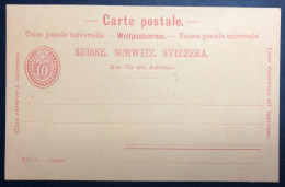 Suisse, Entier Carte Postale - Neuf - (N502) - Ganzsachen