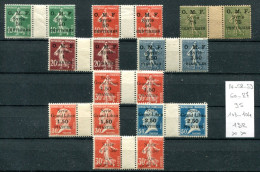 Syrie   Paires Avec Pont   86-58-59-60-87-95-103-104-132 Tous ** - Unused Stamps