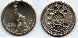 MA 21676 /  USA 1 Dollar Massachusetts - Telephone SPL - Gedenkmünzen
