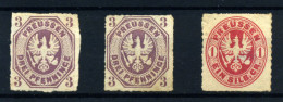 Alemania (Prusia) Nº 14 Y 17. Año 1861/65 - Ungebraucht
