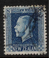 NZ 1915 8d Indigo-Blue P14 X 13.5 SG 427 U #CCO23 - Gebraucht