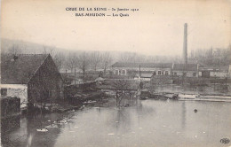 FRANCE - 92 - CRUE DE LA SEINE - Bas Meudon - Les Quais - Le 30 Janvier 1910 - Carte Postale Ancienne - Andere & Zonder Classificatie