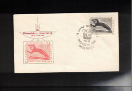 Austria / Oesterreich 1964 Olympic Games Innsbruck - Innsbruck 1 Postmark Interesting Cover - Winter 1964: Innsbruck