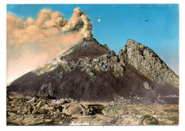 Italie -- NAPOLI--NAPLES ---1962 -- Volcan--Cône Central --- "Le Vésuve En éruption "...timbre .....cachet - Napoli