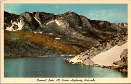 Colorado Mount Evans Highway Summit Lake 1968 - Rocky Mountains
