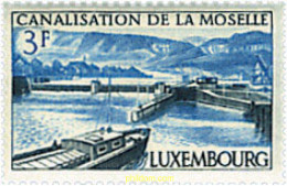 97328 MNH LUXEMBURGO 1964 CANALIZACION DE LA MUSELA - Andere & Zonder Classificatie