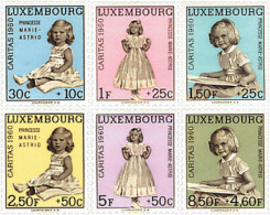 97307 MNH LUXEMBURGO 1960 CARITAS. PRINCESA MARIE-ASTRID - Other & Unclassified