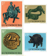 97469 MNH LUXEMBURGO 1973 OBJETOS DE LA COLECCION GALO-ROMANA DEL MUSEO DE LUXEMBURGO - Andere & Zonder Classificatie