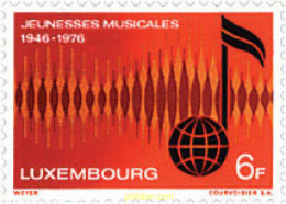 97510 MNH LUXEMBURGO 1976 JUVENTUDES MUSICALES - Andere & Zonder Classificatie