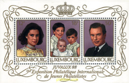 97747 MNH LUXEMBURGO 1988 JUVALUX 88. EXPOSICION FILATELICA INTERNACIONAL JUVENIL - Andere & Zonder Classificatie