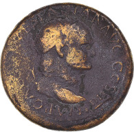 Monnaie, Vespasien, As, 69-79, Rome, B+, Bronze - Les Flaviens (69 à 96)