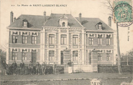 St Laurent Blangy * 1903 * Rue Et Mairie Du Village * Villageois - Saint Laurent Blangy