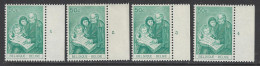 Belgique - 1965 - COB 1327 ** (MNH) - Planches 1 à 4, Série Complète - 1961-1970